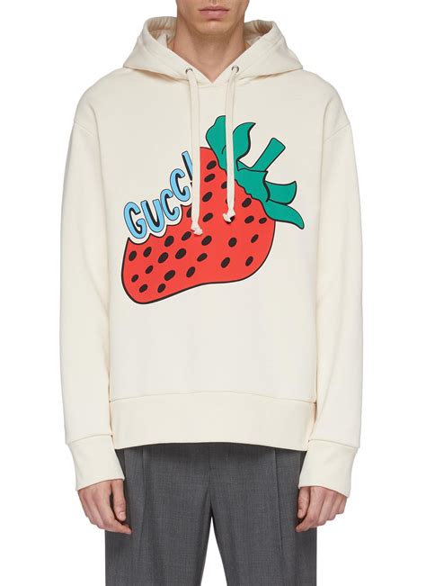 gucci strawberry hoodie